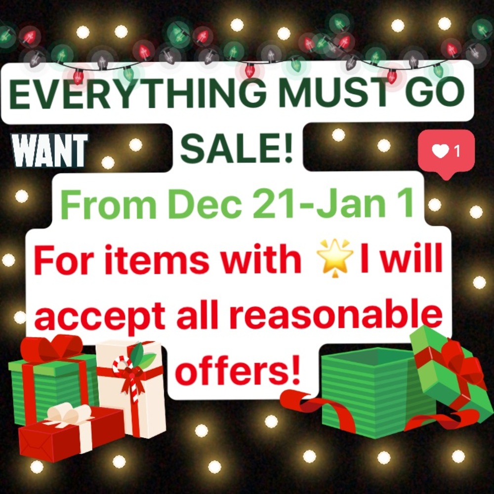 🌟ALL REASONABLE OFFERS ACCEPTED for items with 🌟